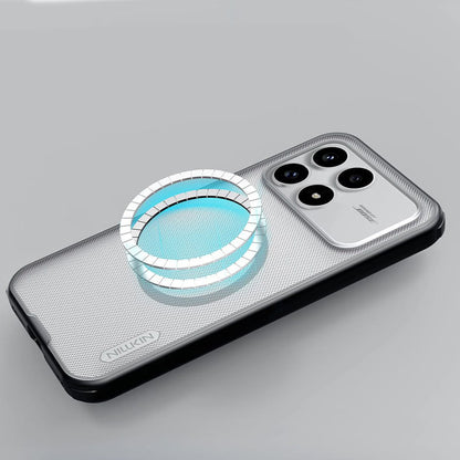 Coque MagSafe pour Xiaomi Poco F8 Pro, Nillkin, Super Shield Pro, Noire Transparente