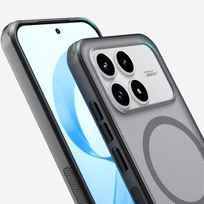 Coque MagSafe pour Xiaomi Poco F8 Pro, Nillkin, Super Shield Pro, Noire Transparente
