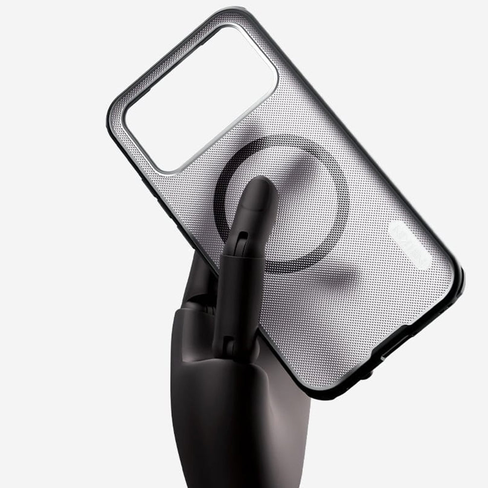 Coque MagSafe pour Xiaomi Poco F8 Pro, Nillkin, Super Shield Pro, Noire Transparente