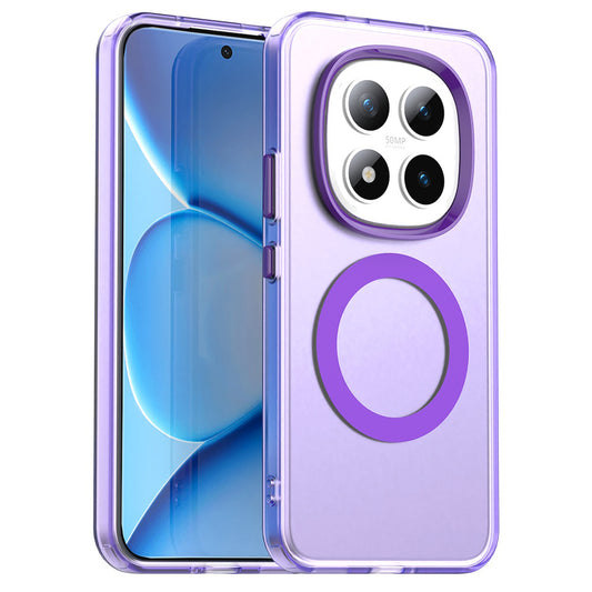 Housse MagSafe pour Xiaomi Poco M8 Pro / Redmi Note 15 Pro+ 5G, Techsuit, CandyCase, Violet