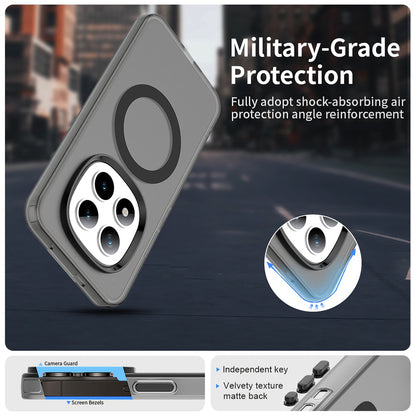 Étui MagSafe pour Xiaomi Poco M8 Pro / Redmi Note 15 Pro+ 5G, Techsuit, CandyCase, Noir