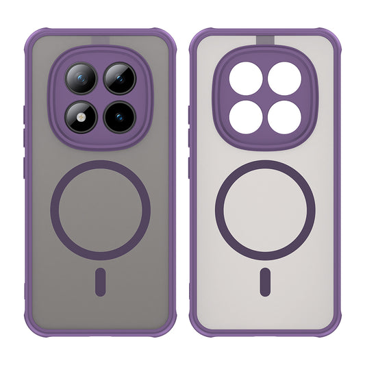 MagSafe Hülle für Xiaomi Poco M8 Pro / Redmi Note 15 Pro+ 5G, Techsuit, HaloFrost II, Lila