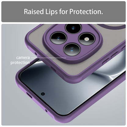 MagSafe Hülle für Xiaomi Poco M8 Pro / Redmi Note 15 Pro+ 5G, Techsuit, HaloFrost II, Lila