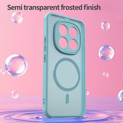 Coque MagSafe pour Xiaomi Poco M8 Pro / Redmi Note 15 Pro+ 5G, Techsuit, HaloFrost II, Vert Clair