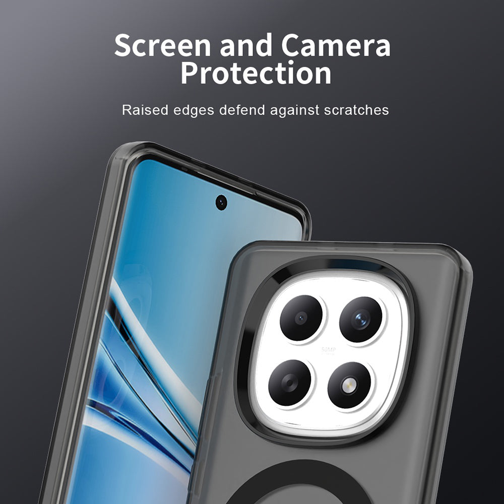 Housse MagSafe pour Xiaomi Poco M8 / Redmi Note 15 5G, Techsuit, CandyCase, Noire