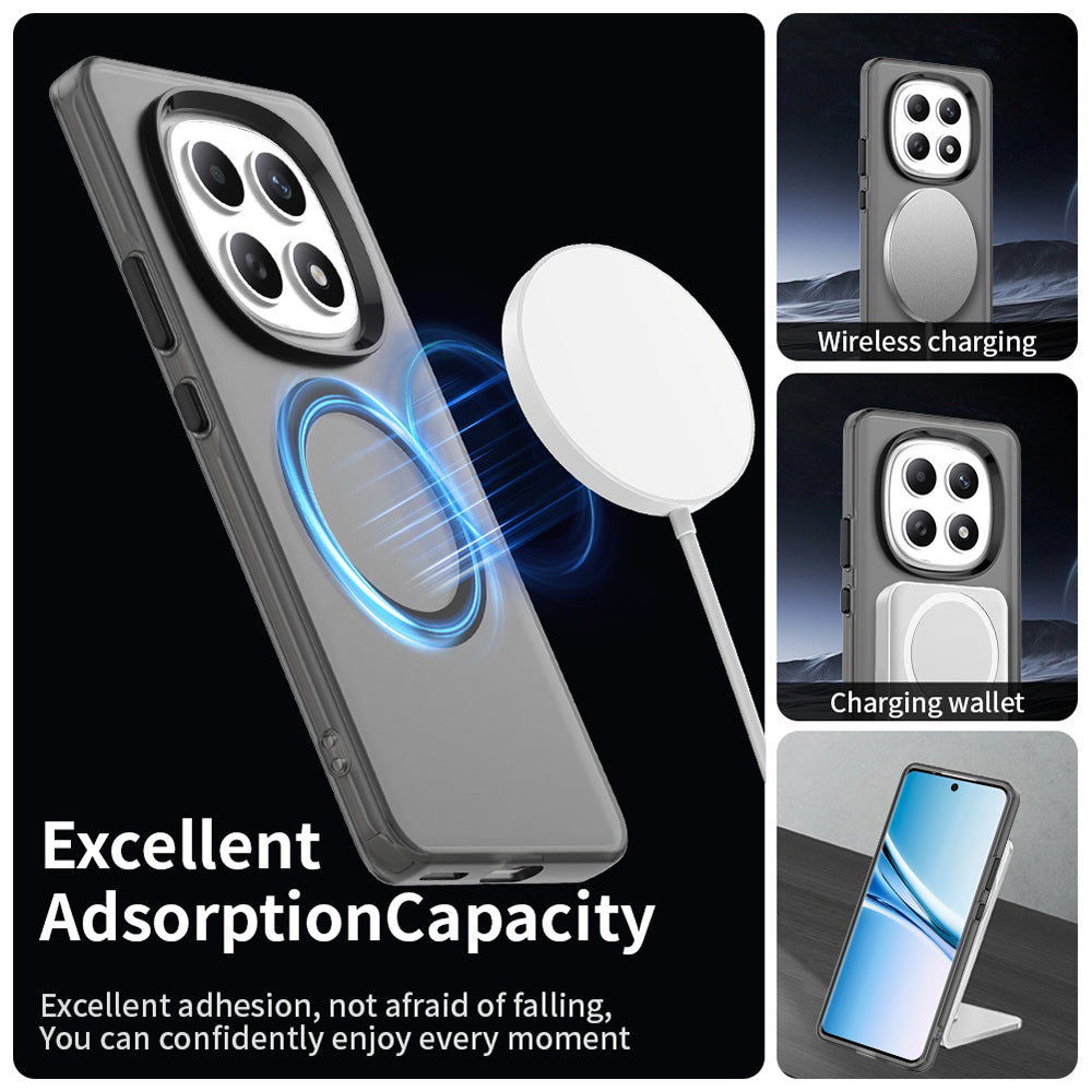 Housse MagSafe pour Xiaomi Poco M8 / Redmi Note 15 5G, Techsuit, CandyCase, Noire