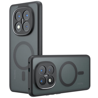 MagSafe-Hülle für Xiaomi Poco X7 / Note 14 Pro 5G, Techsuit, PureFrost, Schwarz