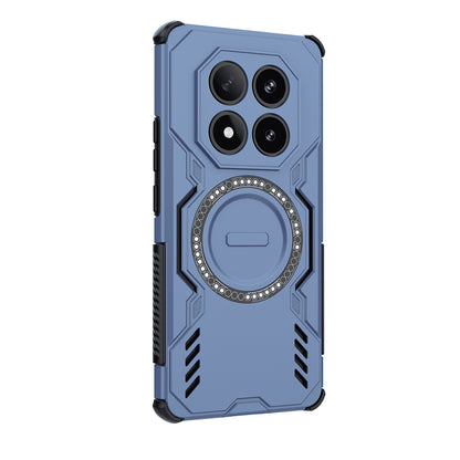 Coque MagSafe pour Xiaomi Poco X7 / Redmi Note 14 Pro 5G, Techsuit, ArmorMag, Bleue