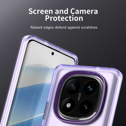 Coque MagSafe pour Xiaomi Poco X7 / Redmi Note 14 Pro 5G, Techsuit, CandyCase, Violet