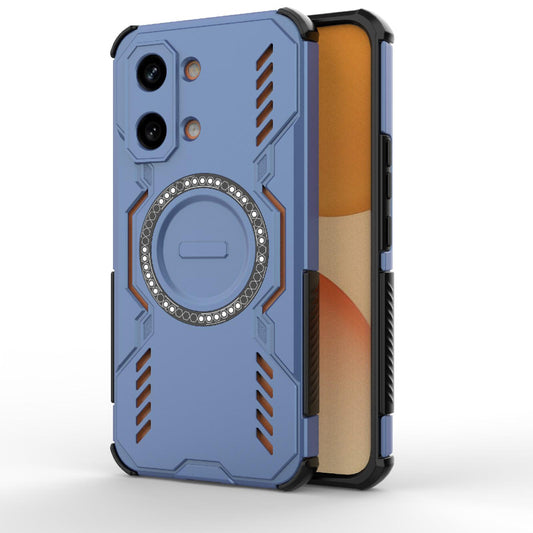 Coque MagSafe pour Xiaomi Poco X8 Pro Max, Techsuit, ArmorMag, Bleue