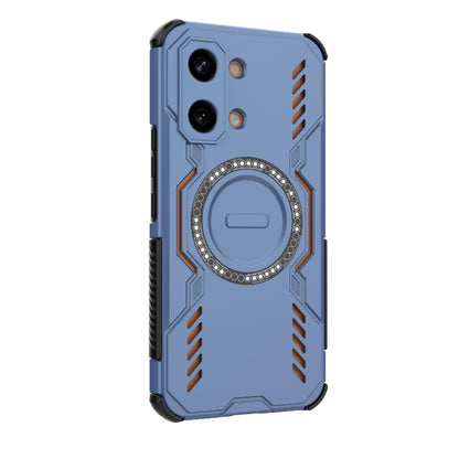 Coque MagSafe pour Xiaomi Poco X8 Pro Max, Techsuit, ArmorMag, Bleue