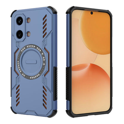 Coque MagSafe pour Xiaomi Poco X8 Pro Max, Techsuit, ArmorMag, Bleue