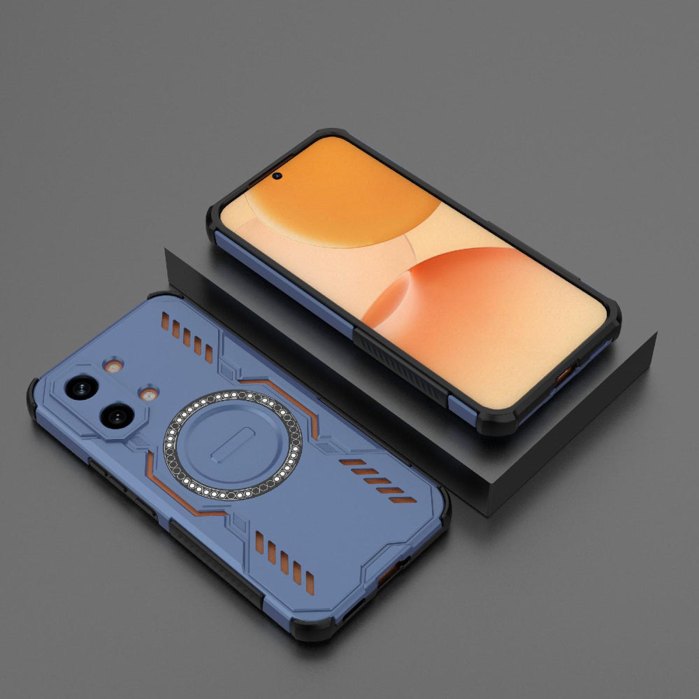 Coque MagSafe pour Xiaomi Poco X8 Pro Max, Techsuit, ArmorMag, Bleue