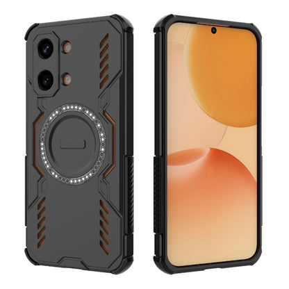 Coque MagSafe pour Xiaomi Poco X8 Pro Max, Techsuit, ArmorMag, Noire