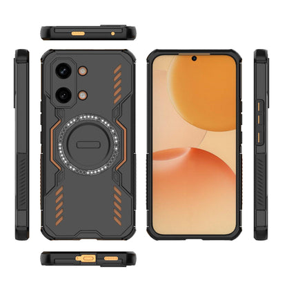 Coque MagSafe pour Xiaomi Poco X8 Pro Max, Techsuit, ArmorMag, Noire