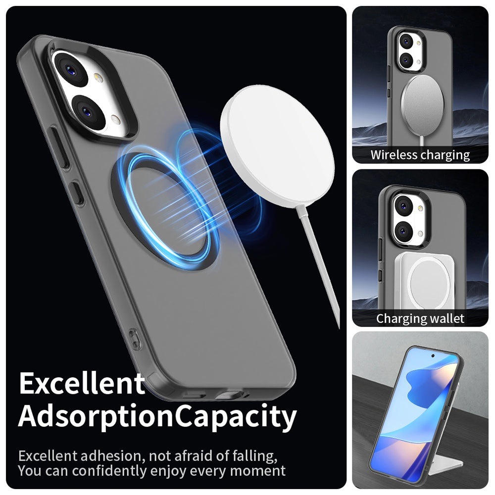 Coque MagSafe pour Xiaomi Poco X8 Pro Max, Techsuit, CandyCase, Noire
