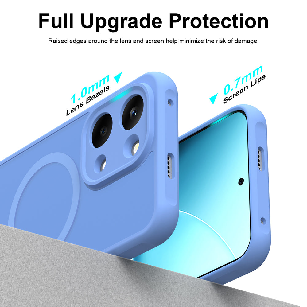 MagSafe-Hülle für Xiaomi Poco X8 Pro Max, Techsuit, HaloFrost II, Blau