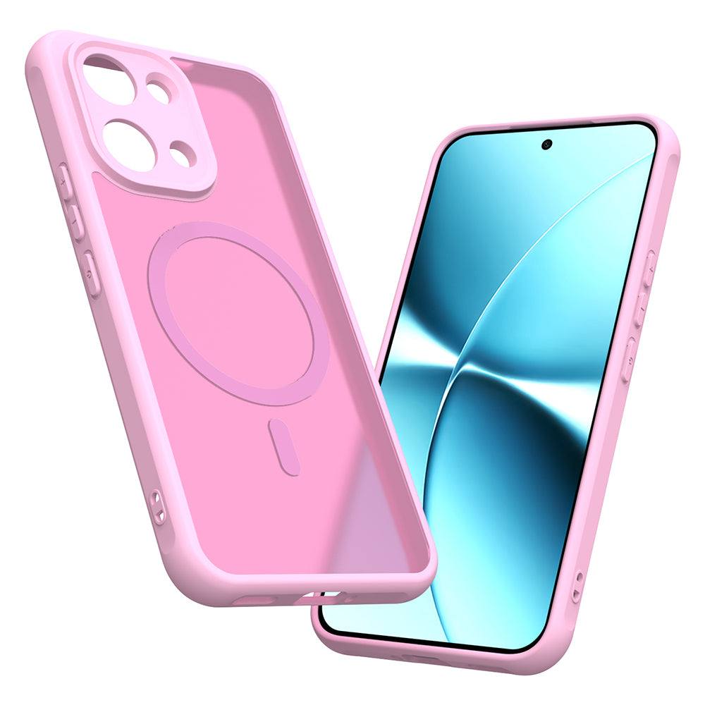 MagSafe-Hülle für Xiaomi Poco X8 Pro Max, Techsuit, HaloFrost II, Rosa
