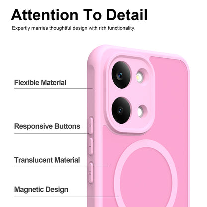 MagSafe-Hülle für Xiaomi Poco X8 Pro Max, Techsuit, HaloFrost II, Rosa