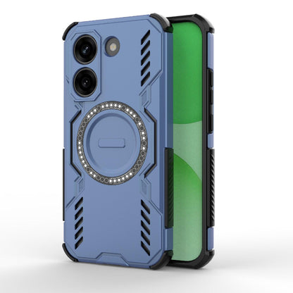 Coque MagSafe pour Xiaomi Poco X8 Pro, Techsuit, ArmorMag, Bleue