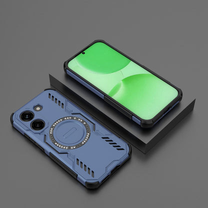 Coque MagSafe pour Xiaomi Poco X8 Pro, Techsuit, ArmorMag, Bleue