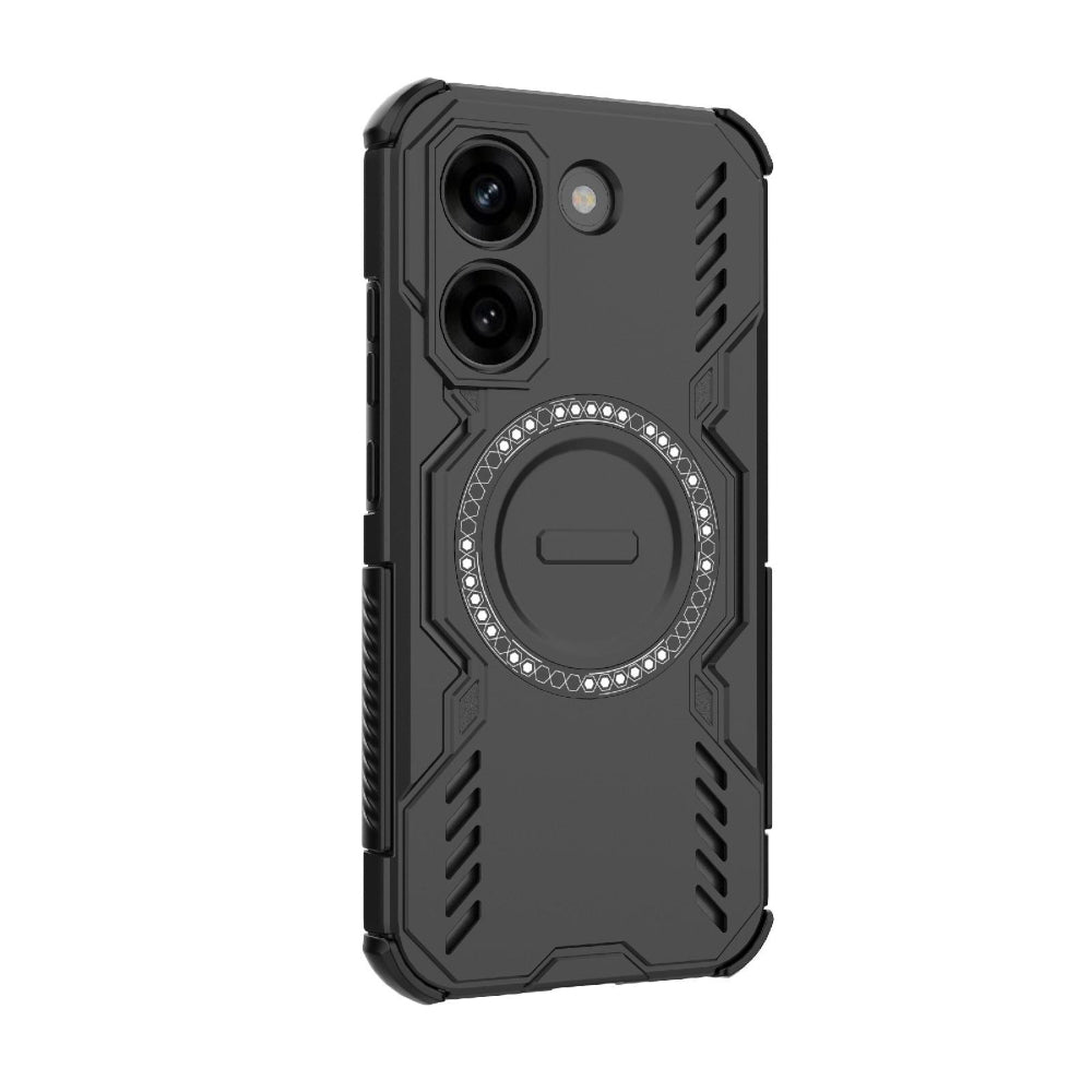 Coque MagSafe pour Xiaomi Poco X8 Pro, Techsuit, ArmorMag, Noire