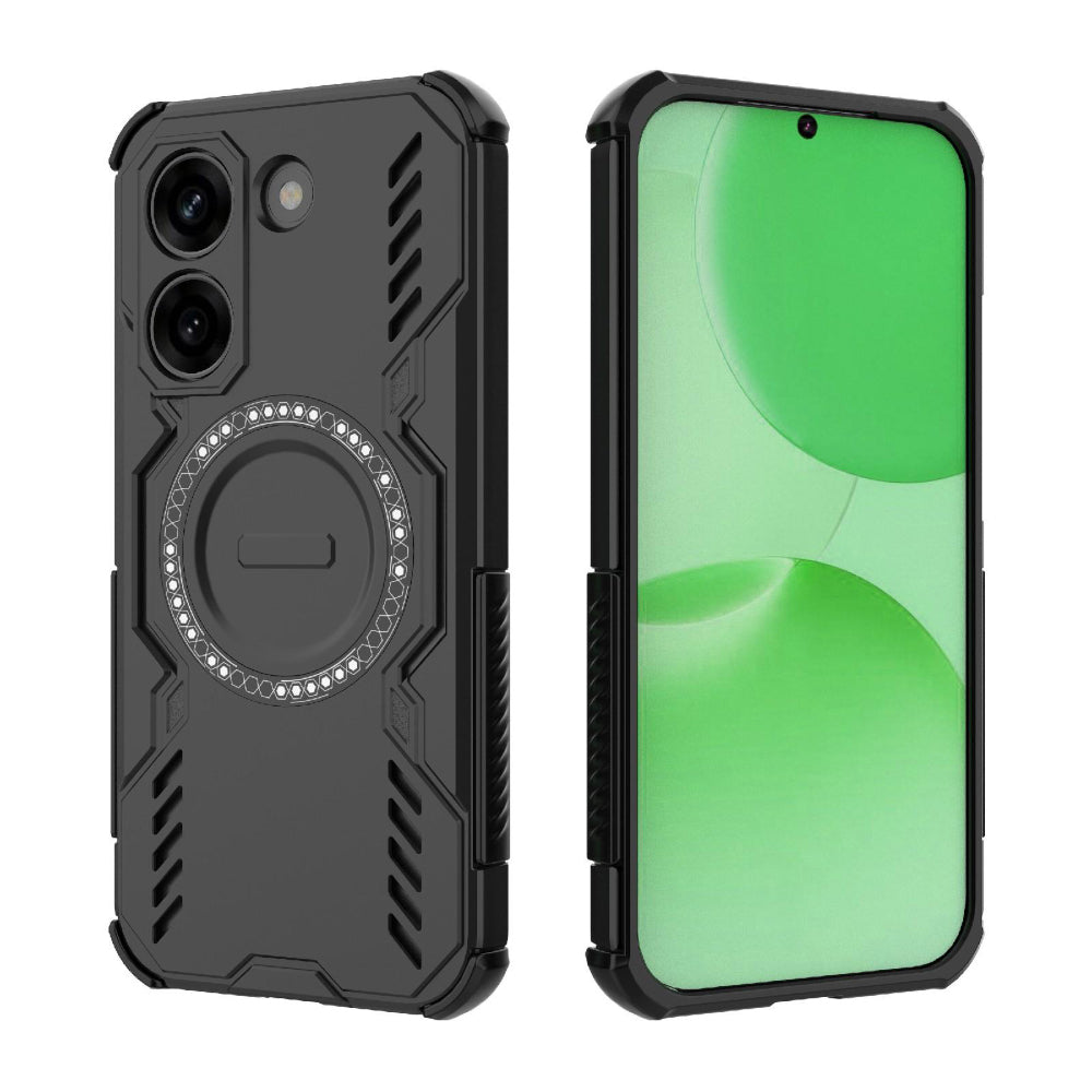 Coque MagSafe pour Xiaomi Poco X8 Pro, Techsuit, ArmorMag, Noire