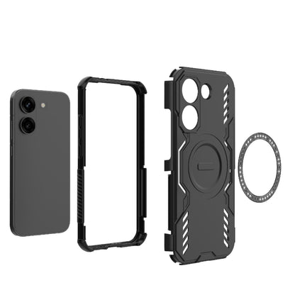 Coque MagSafe pour Xiaomi Poco X8 Pro, Techsuit, ArmorMag, Noire