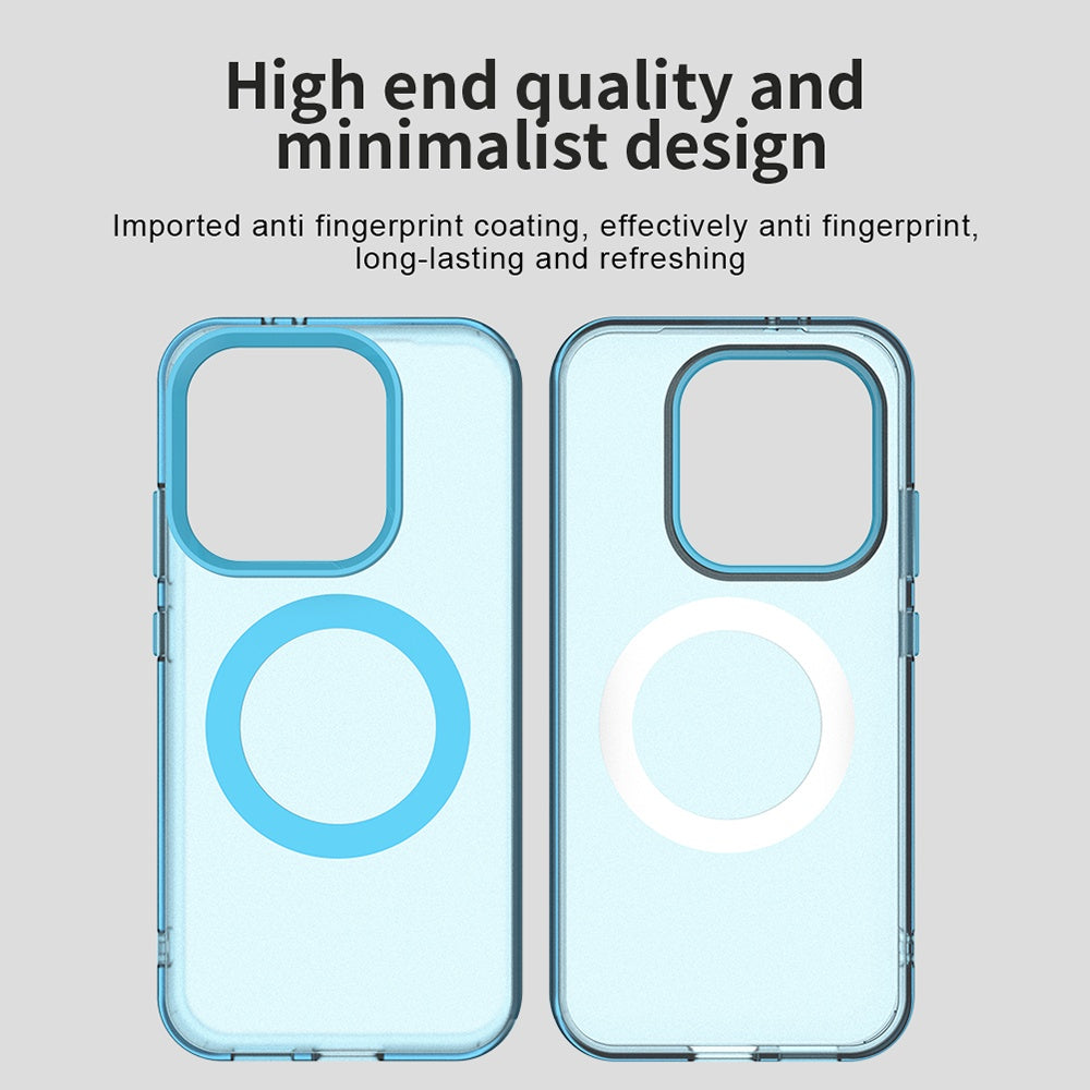 Coque MagSafe pour Xiaomi Poco X8 Pro, Techsuit, CandyCase, Bleue