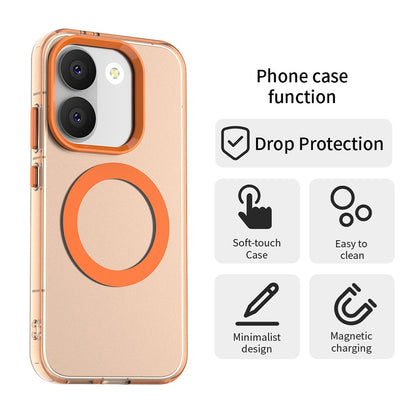 Coque MagSafe pour Xiaomi Poco X8 Pro, Techsuit, CandyCase, Orange