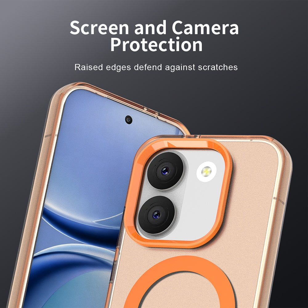 Coque MagSafe pour Xiaomi Poco X8 Pro, Techsuit, CandyCase, Orange