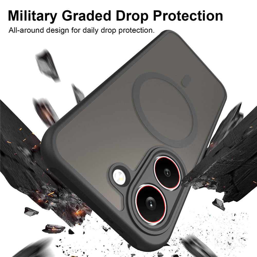 Coque MagSafe pour Xiaomi Poco X8 Pro, Techsuit, HaloFrost II, Dorée