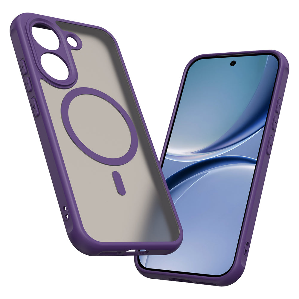 Coque MagSafe pour Xiaomi Poco X8 Pro, Techsuit, HaloFrost II, Violet
