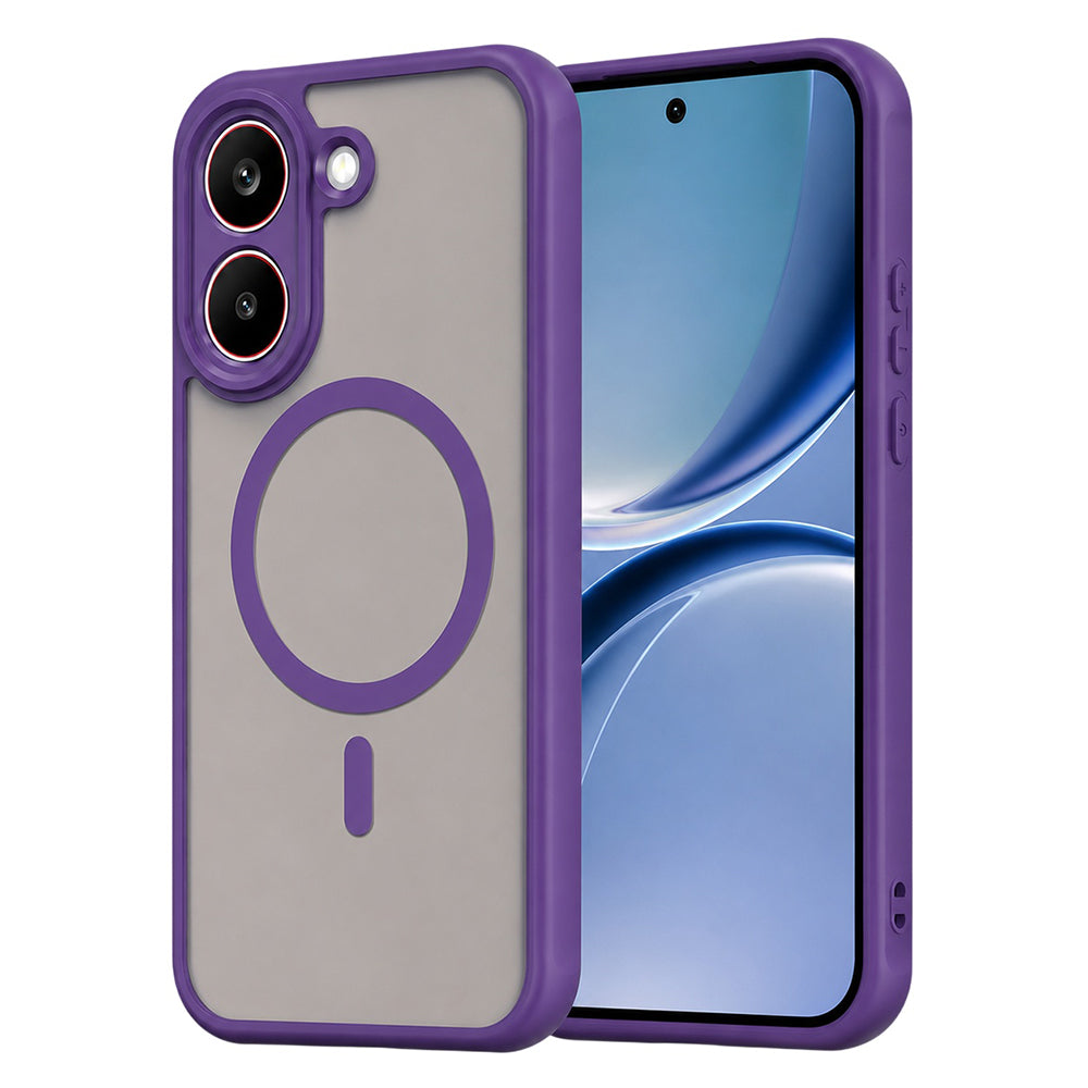 Coque MagSafe pour Xiaomi Poco X8 Pro, Techsuit, HaloFrost II, Violet