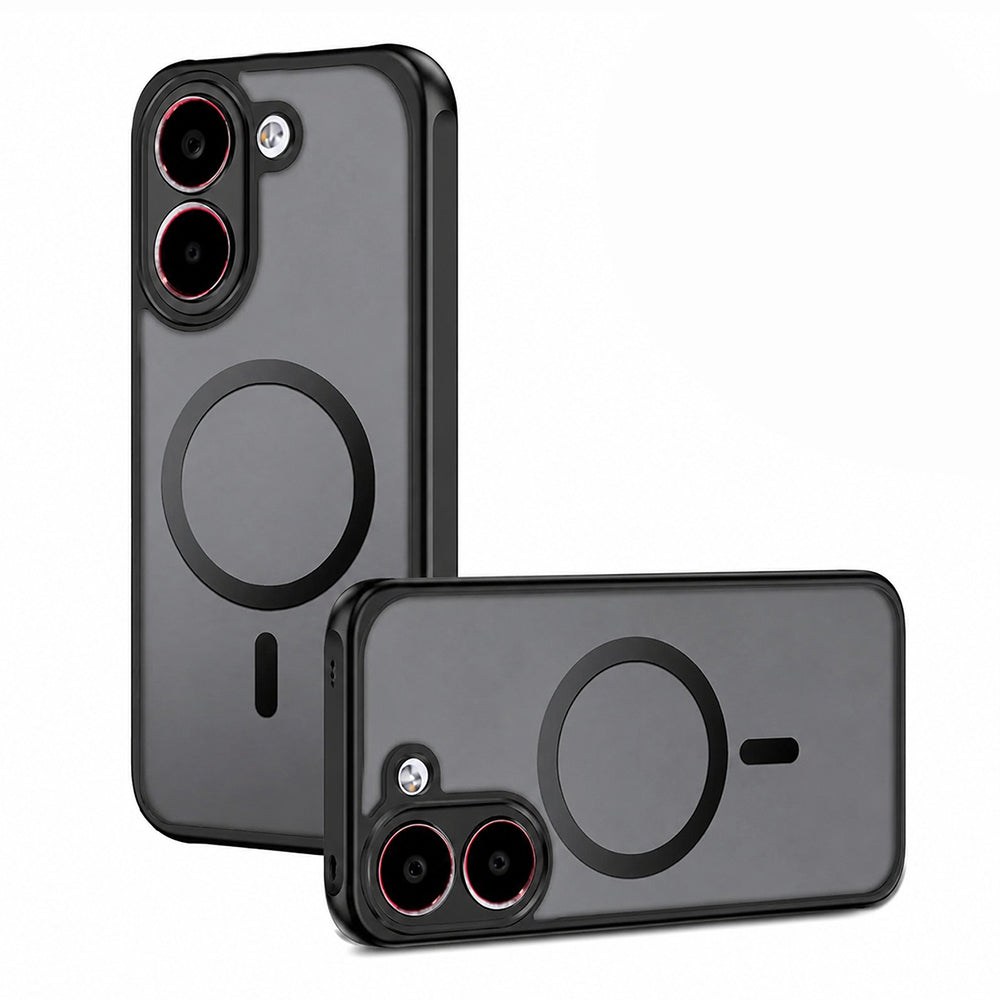 MagSafe-Hülle für Xiaomi Poco X8 Pro, Techsuit, PureFrost, Satin Schwarz