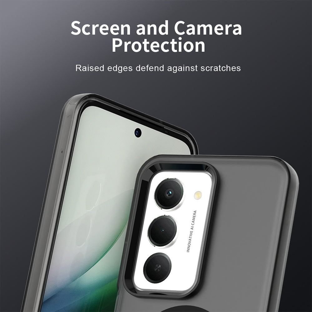 MagSafe Hülle für Xiaomi Redmi 15 5G / 15 4G, Techsuit, CandyCase, Schwarz