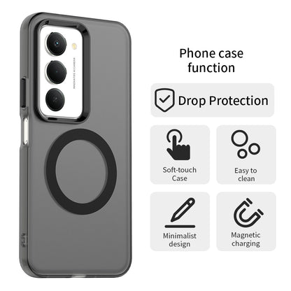 MagSafe Hülle für Xiaomi Redmi 15 5G / 15 4G, Techsuit, CandyCase, Schwarz