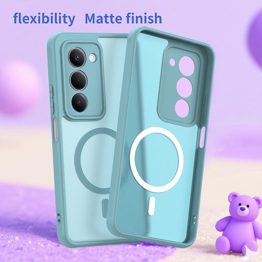 MagSafe Hülle für Xiaomi Redmi 15 5G / 15 4G, Techsuit, HaloFrost II, Hellgrün