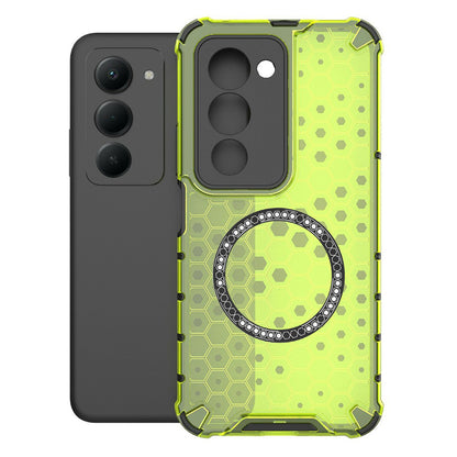 MagSafe Hülle für Xiaomi Redmi 15 5G / 15 4G, Techsuit, HoneyComb Shield, Grün