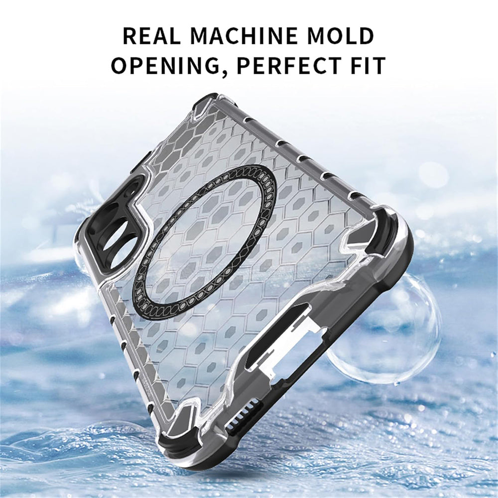 MagSafe Hülle für Xiaomi Redmi 15 5G / 15 4G, Techsuit, HoneyComb Shield, Grün