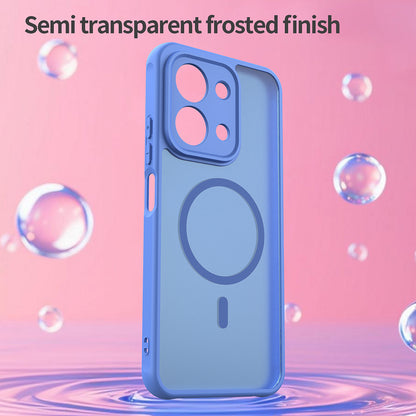 MagSafe Hülle für Xiaomi Redmi 15C 5G / 15C 4G, Techsuit, HaloFrost II, Blau