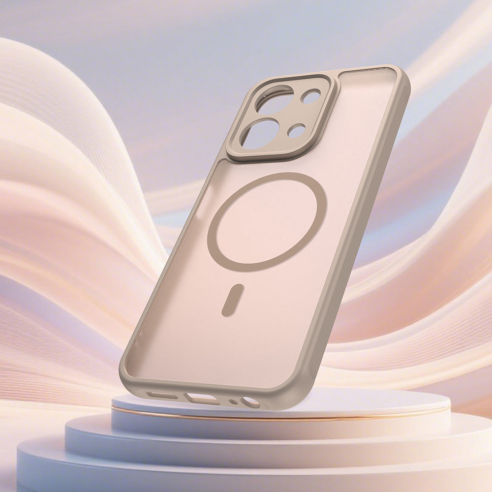 MagSafe Hülle für Xiaomi Redmi 15C 5G / 15C 4G, Techsuit, HaloFrost II, Gold