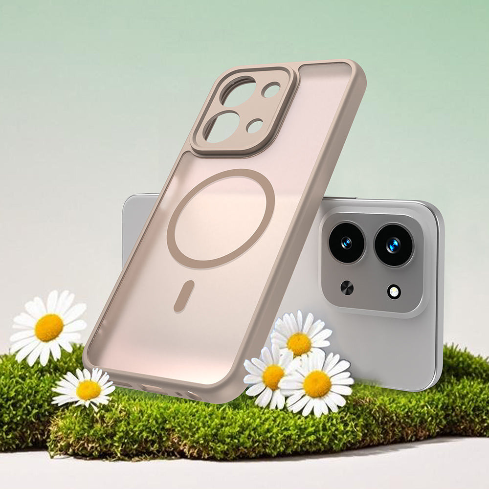 MagSafe Hülle für Xiaomi Redmi 15C 5G / 15C 4G, Techsuit, HaloFrost II, Gold