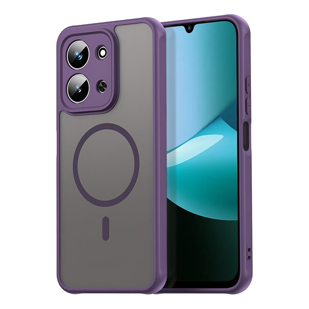 MagSafe Hülle für Xiaomi Redmi 15C 5G / 15C 4G, Techsuit, HaloFrost II, Lila