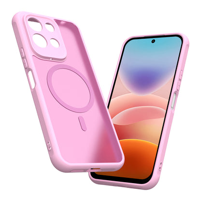 MagSafe Case for Xiaomi Redmi 17 5G / 17 4G, Techsuit, HaloFrost II, Pink