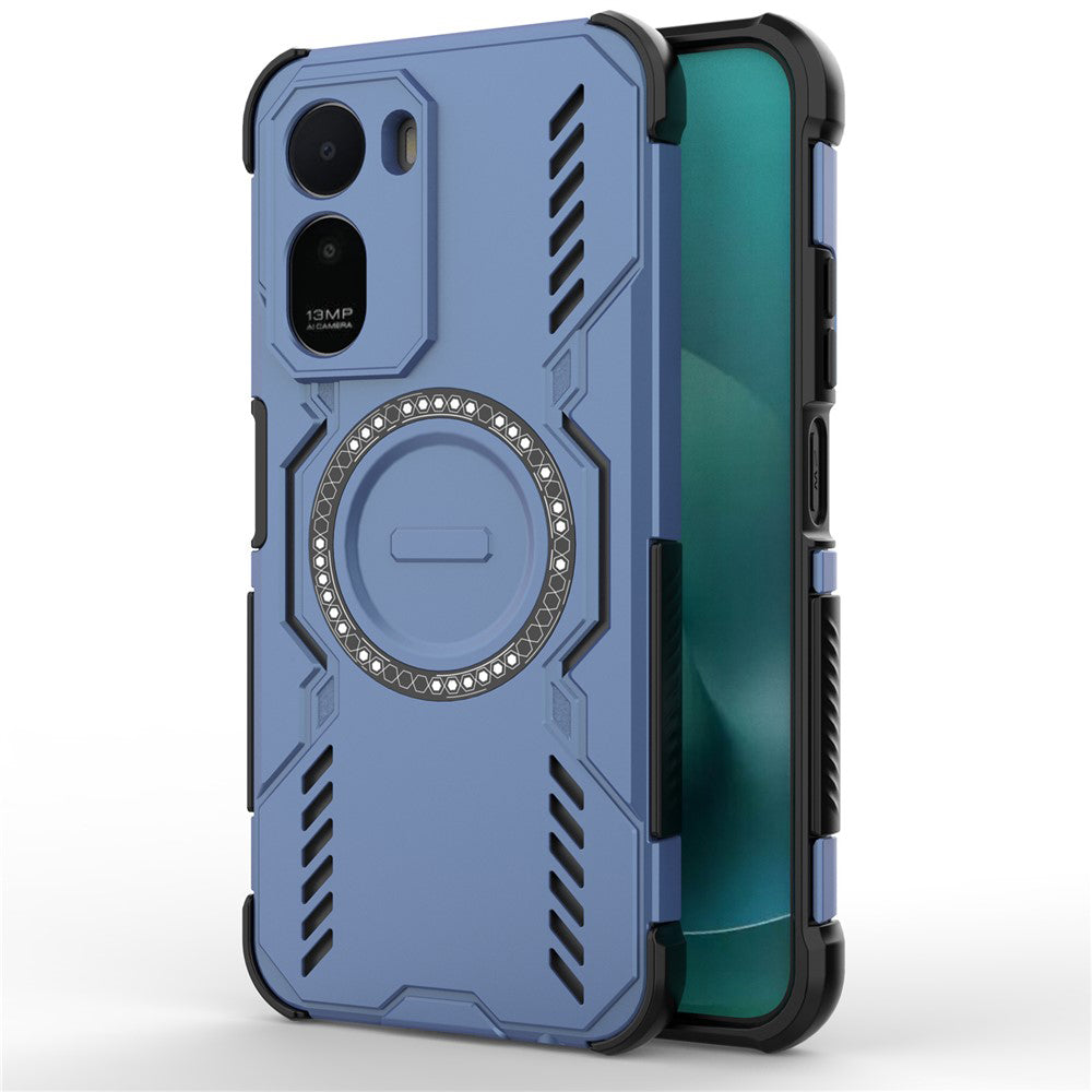 Coque MagSafe pour Xiaomi Redmi A7 Pro 4G, Techsuit, ArmorMag, Bleue