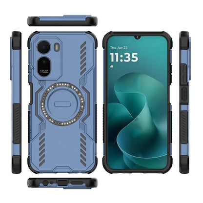Coque MagSafe pour Xiaomi Redmi A7 Pro 4G, Techsuit, ArmorMag, Bleue
