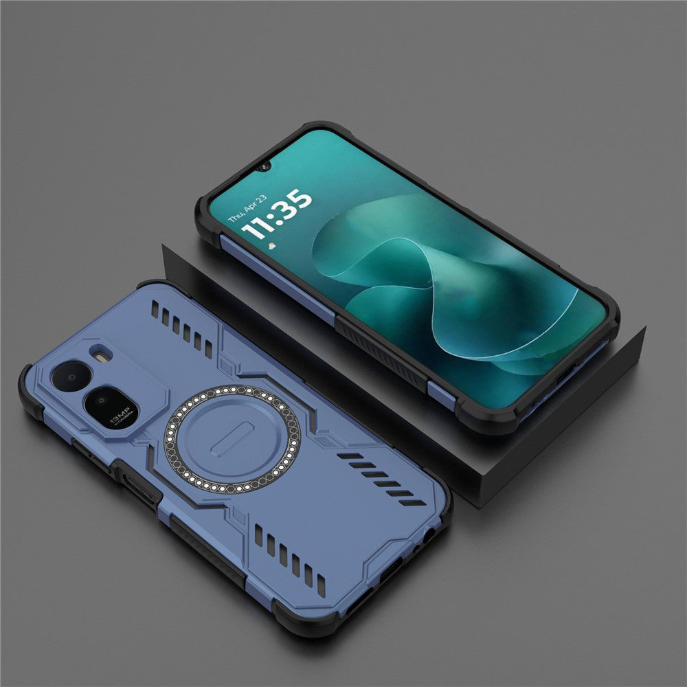 Coque MagSafe pour Xiaomi Redmi A7 Pro 4G, Techsuit, ArmorMag, Bleue