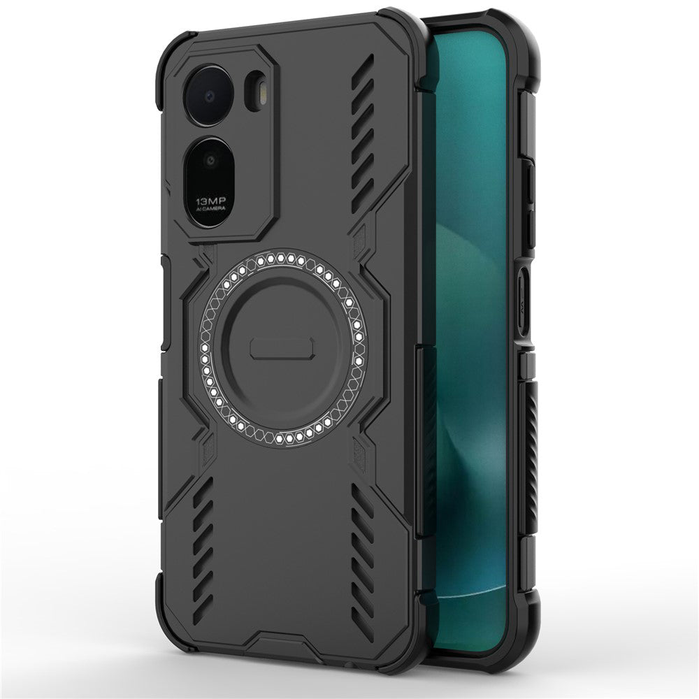Coque MagSafe pour Xiaomi Redmi A7 Pro 4G, Techsuit, ArmorMag, Noire