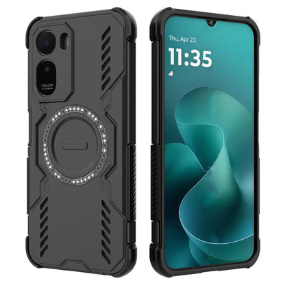 Coque MagSafe pour Xiaomi Redmi A7 Pro 4G, Techsuit, ArmorMag, Noire